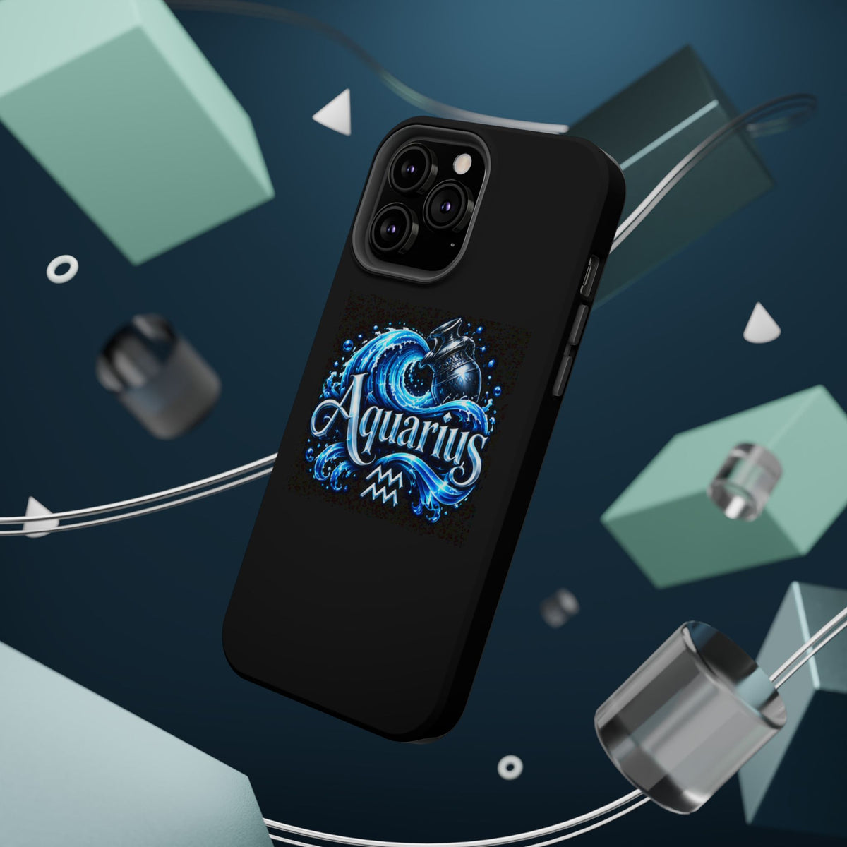 Aquarius Zodiac Magnetic Impact-Resistant Phone Case