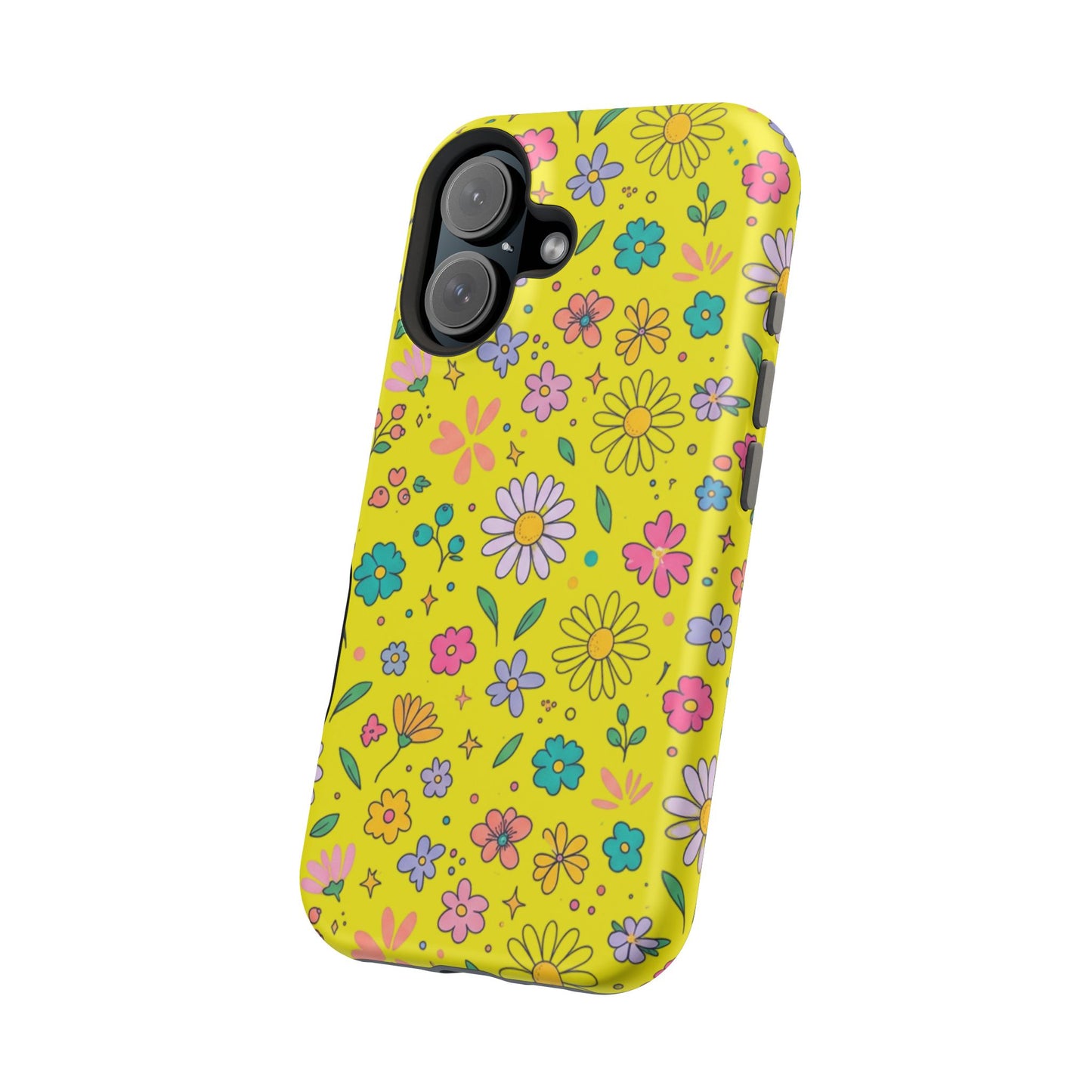 Floral Ditsy Phone Case — Magnetic Impact-Resistant Protective Cover