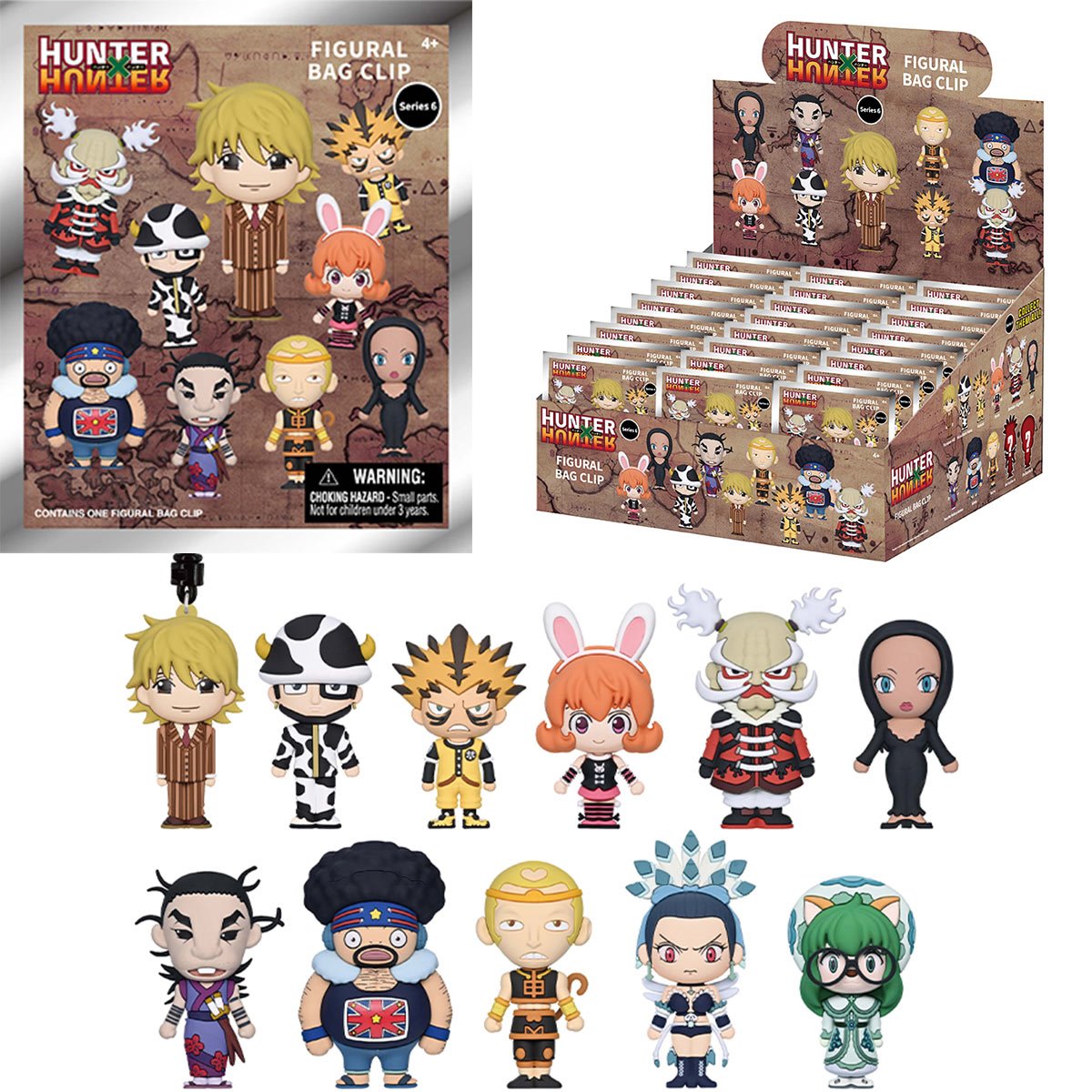 Hunter x Hunter Series 6 3D Foam Blind Bag Clip by Monogram