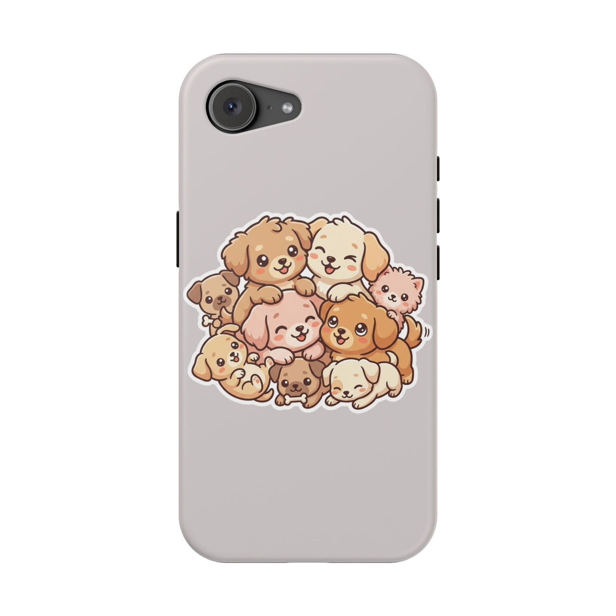 Cute Puppy Pile Magnetic Impact-Resistant Phone Case