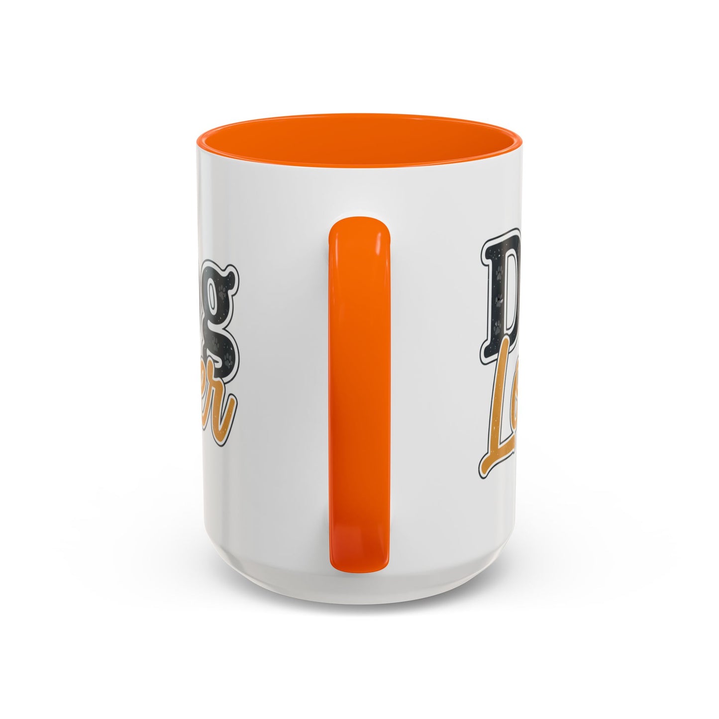 Dog Lover Accent Coffee Mug — 'Dog Lover' 11/15oz Ceramic Mug