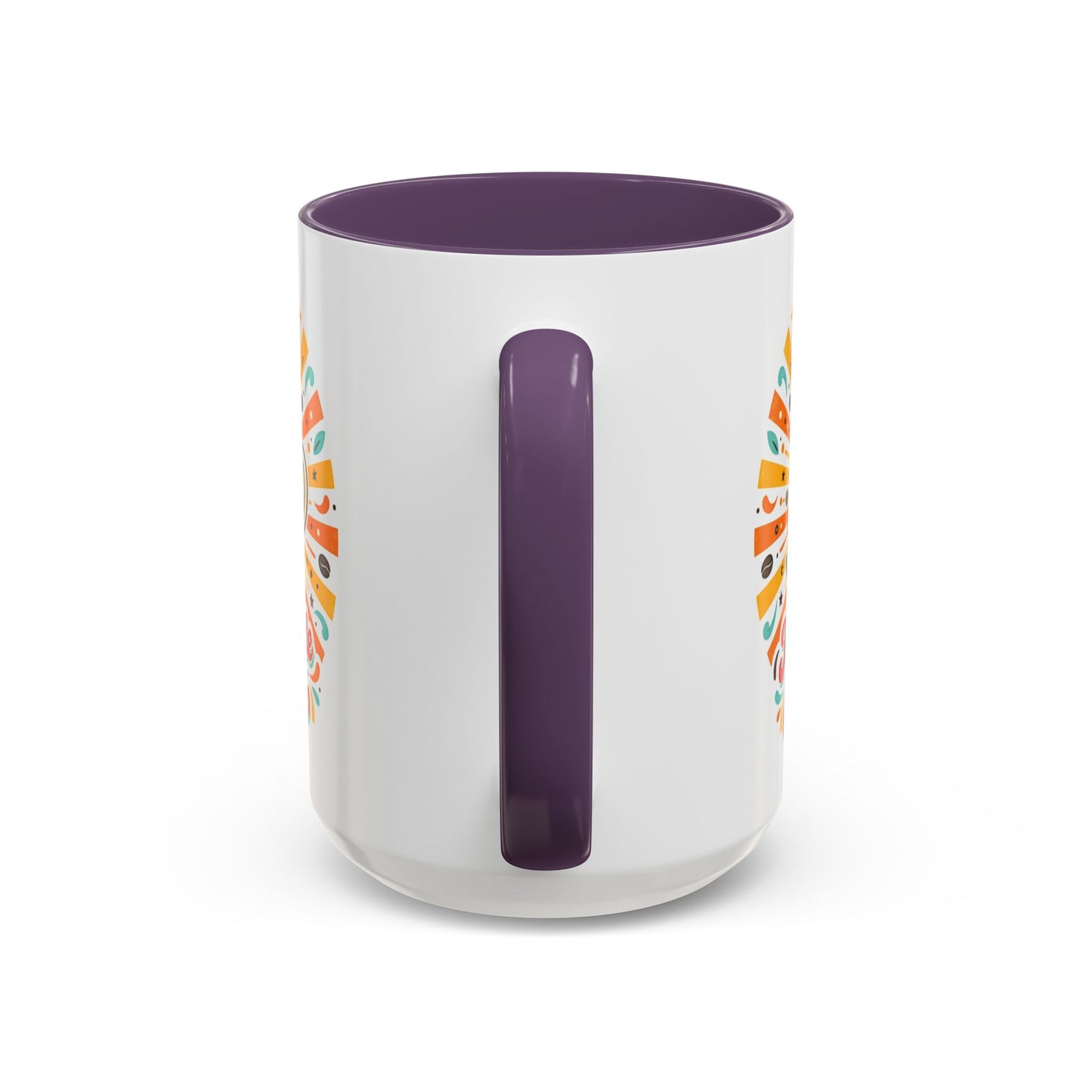My Favorite Coffee Cup Accent Mug — Colorful Ceramic Coffee Mug (11/15oz)