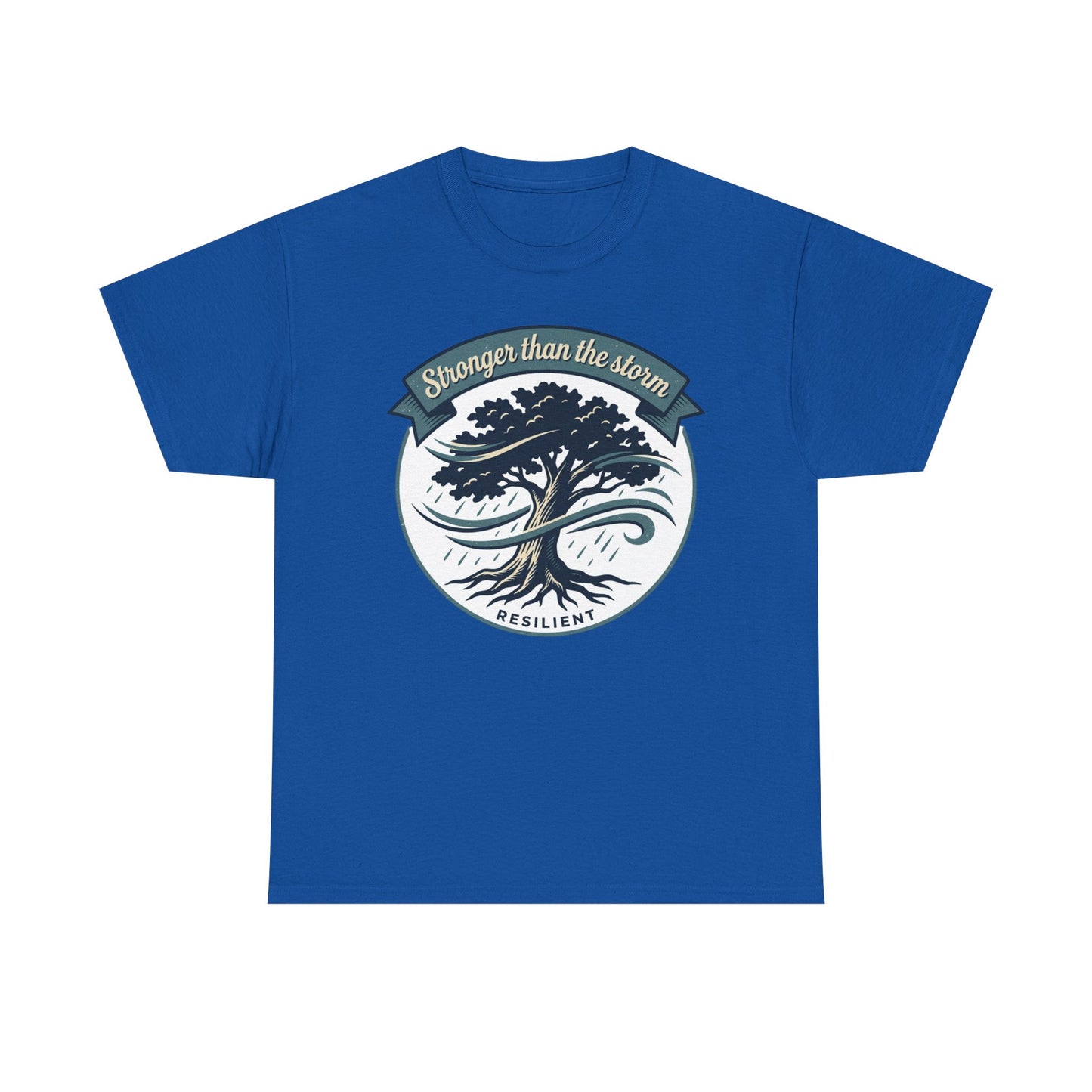 Resilient Tree T‑Shirt — "Stronger Than the Storm" Inspirational Tee