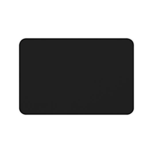 Solid Black Desk Mat | Large Mouse Pad, Waterproof Surface