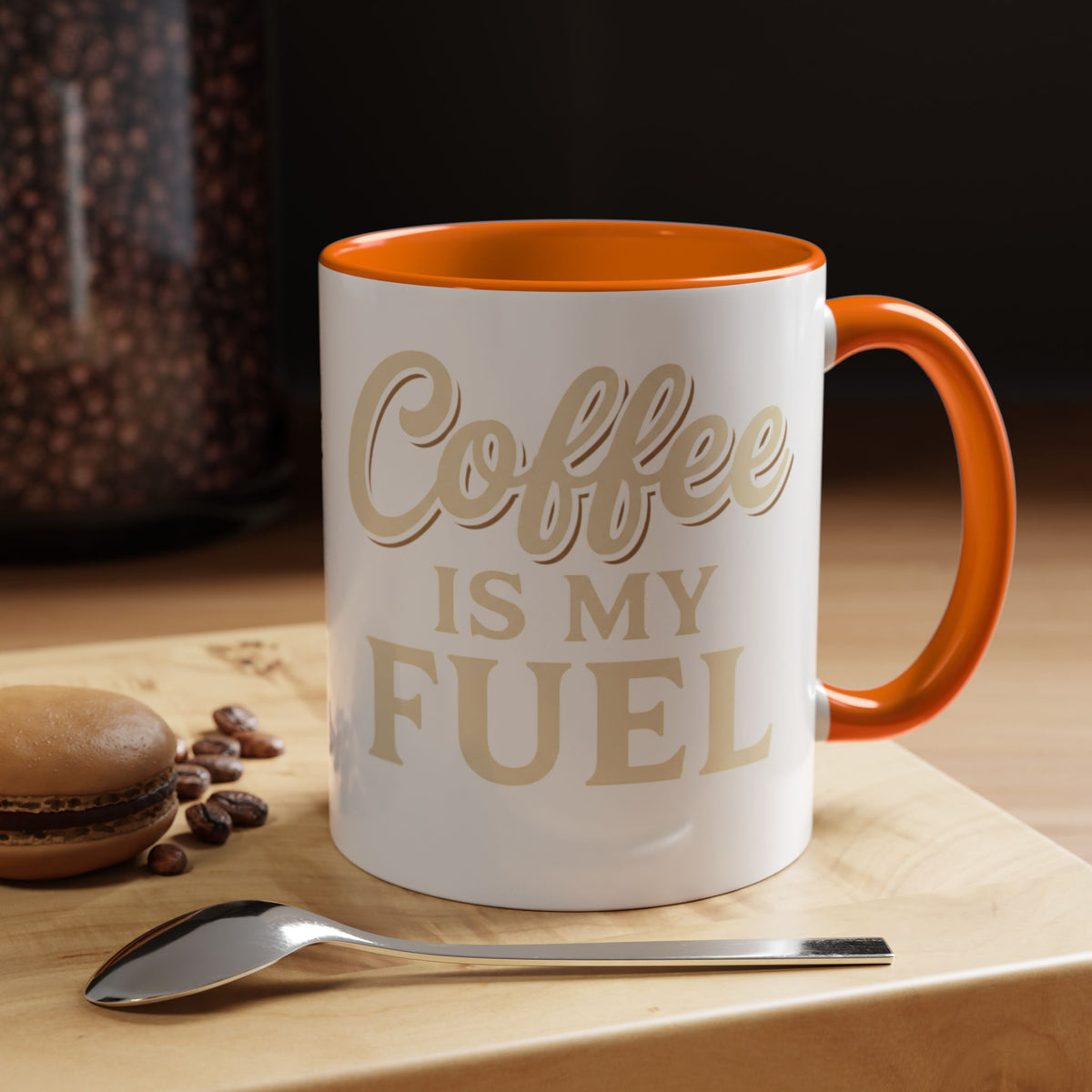 Coffee Is My Fuel Accent Coffee Mug — 11/15oz Ceramic Gift for Coffee Lovers