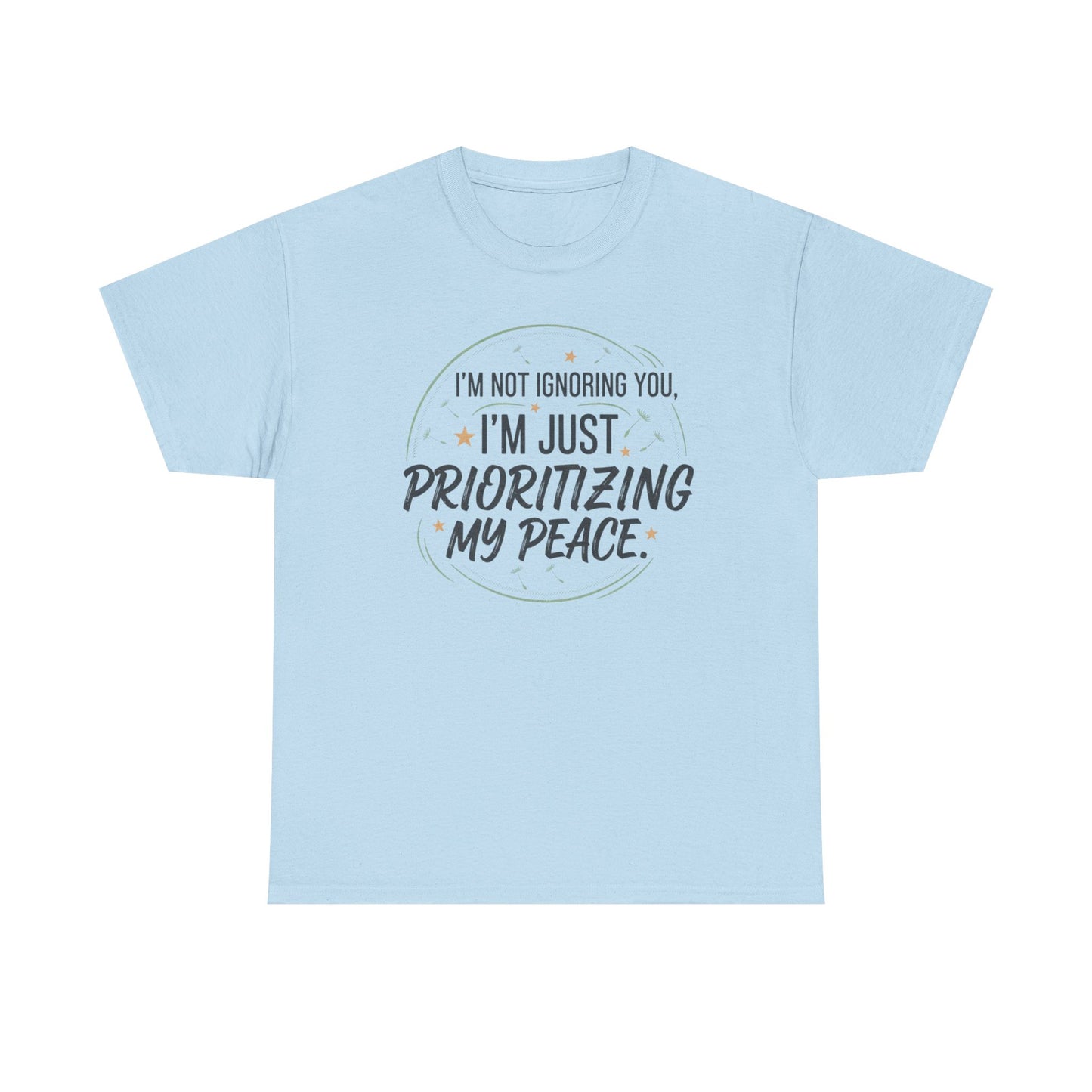 Prioritizing My Peace T-Shirt | Self Care Quote Tee