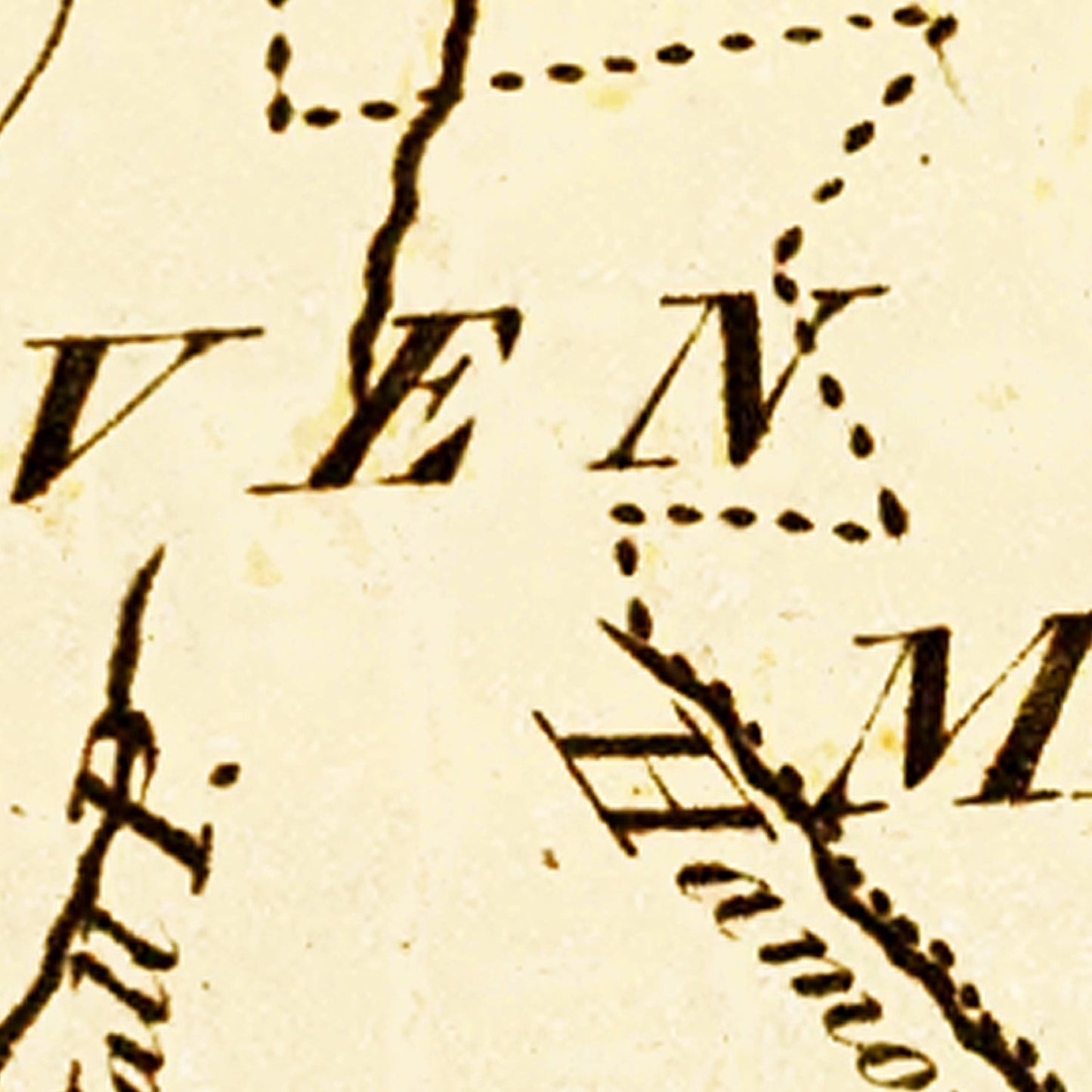 Vintage Map of Connecticut 1795