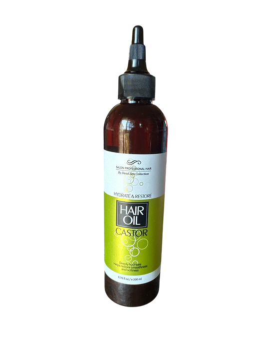 Dead Sea Collection Castor Oil For Hair Smoothness Restoration 6.76fl.oz. 200ml