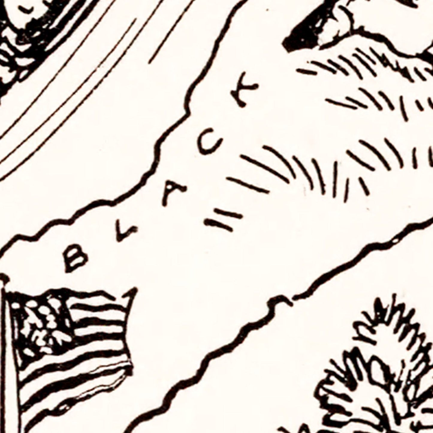 Vintage Map of Mississippi 1931