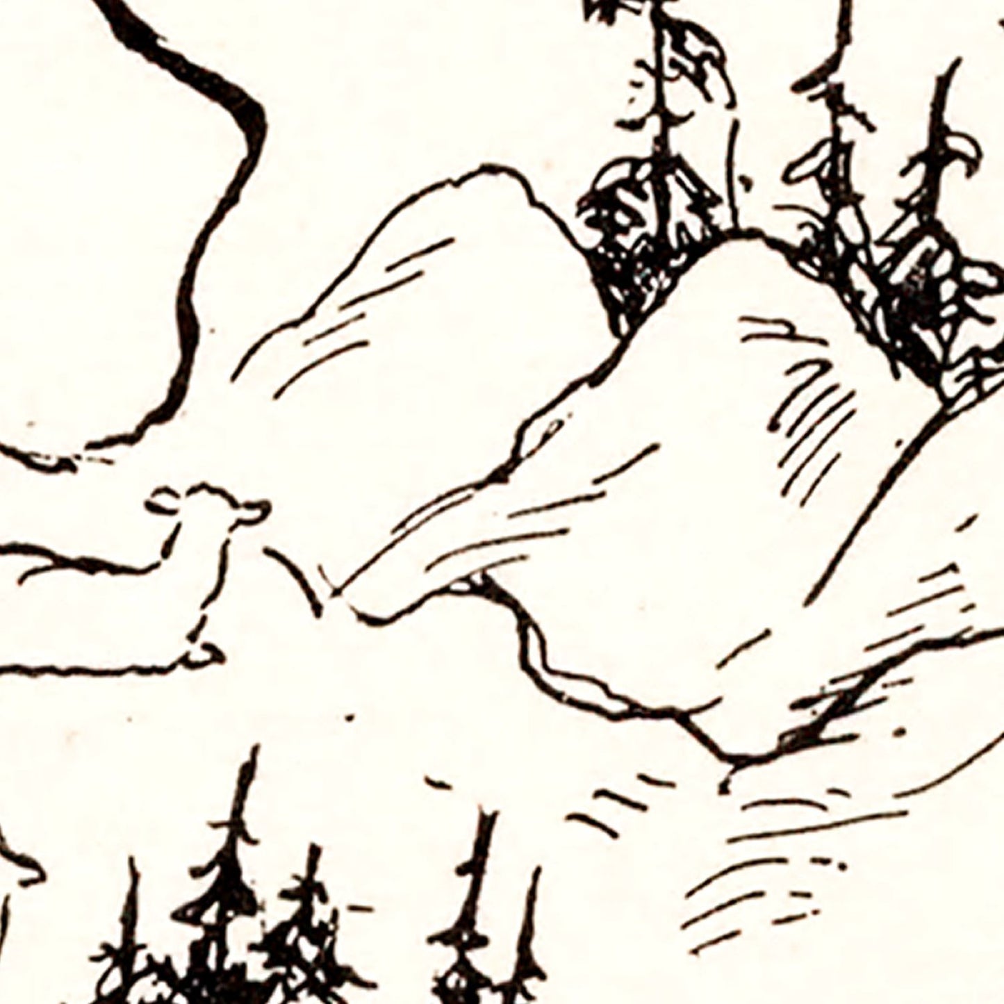Vintage Map of Wyoming 1931