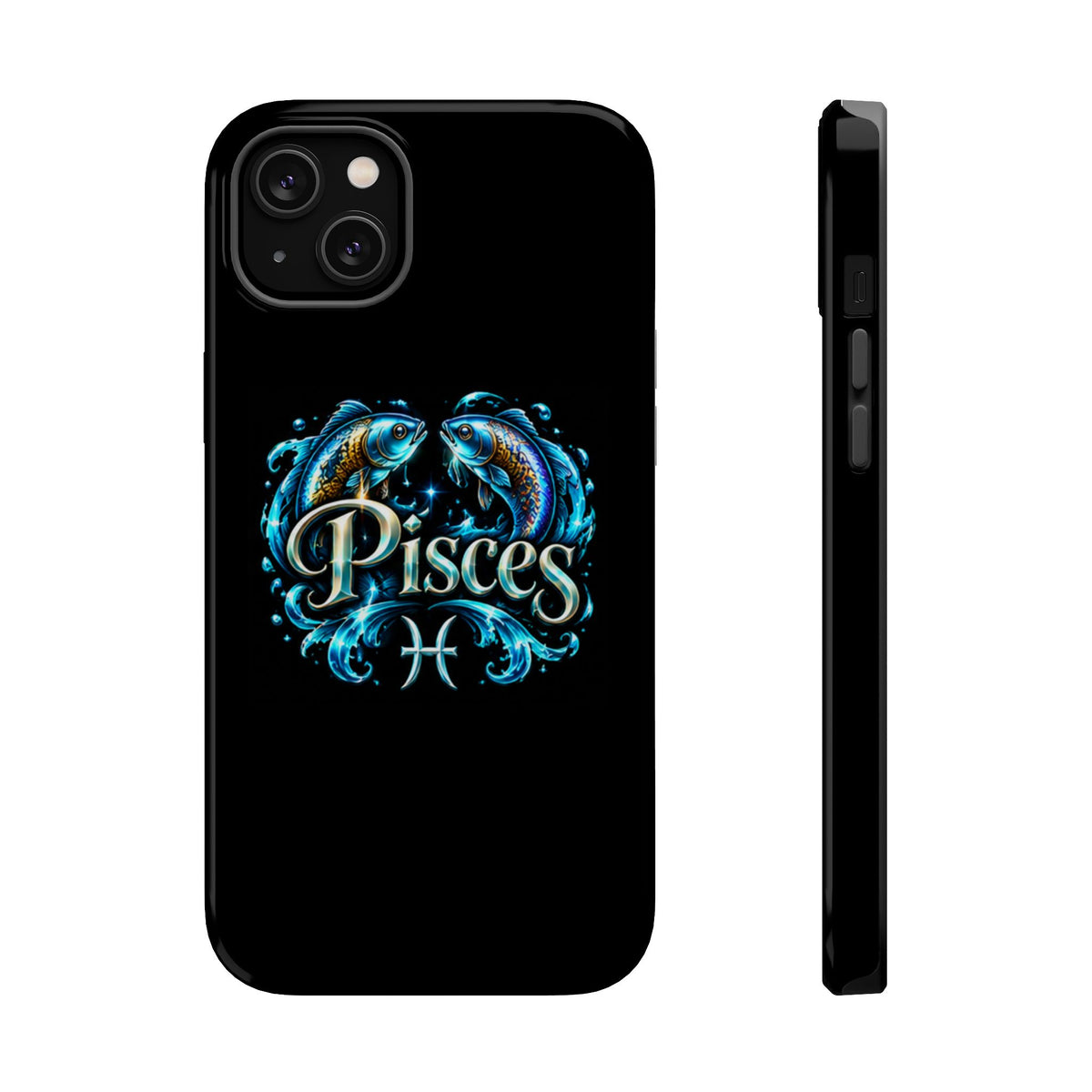 Pisces Magnetic Impact-Resistant Phone Case — Zodiac Fish Astrology Design