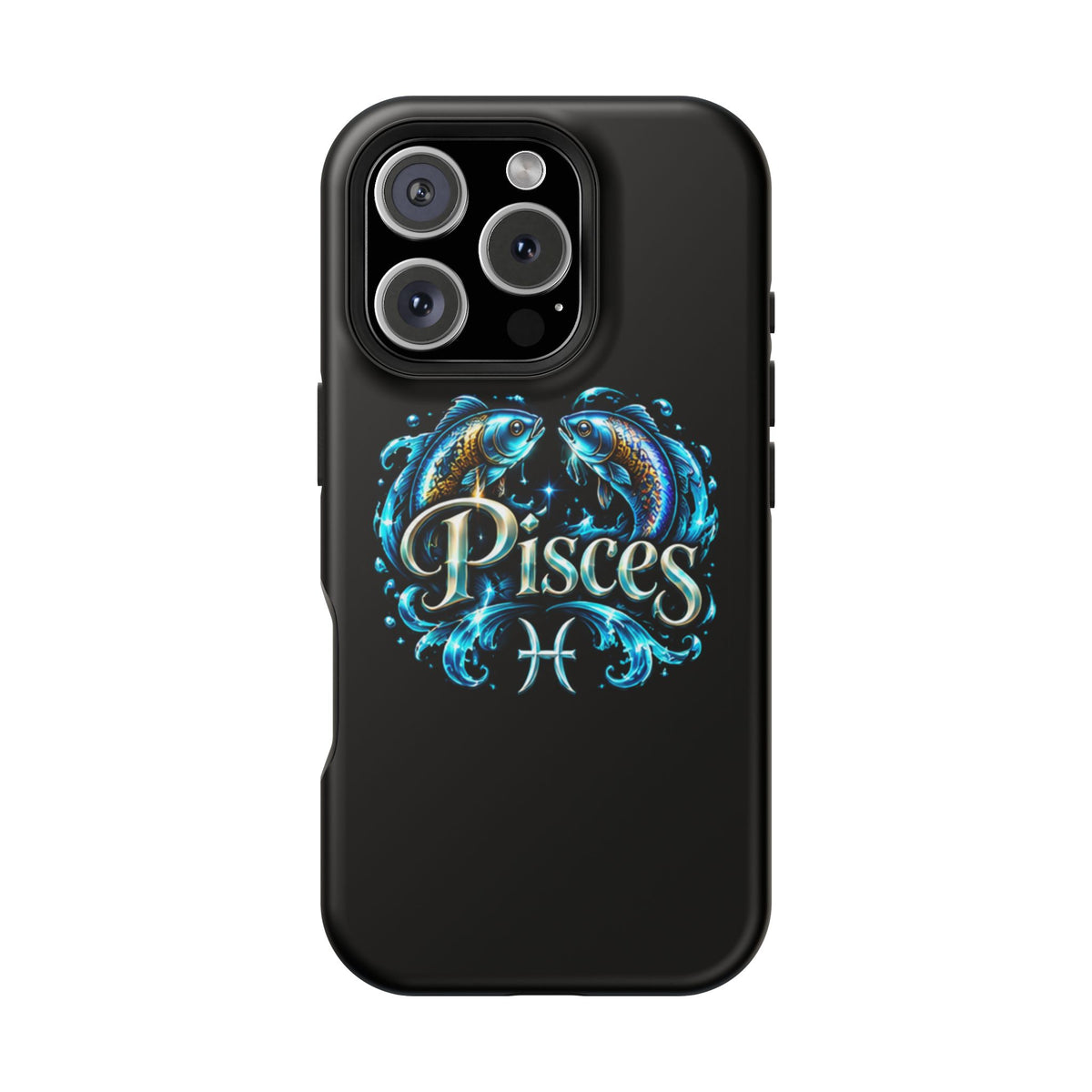 Pisces Magnetic Impact-Resistant Phone Case — Zodiac Fish Astrology Design