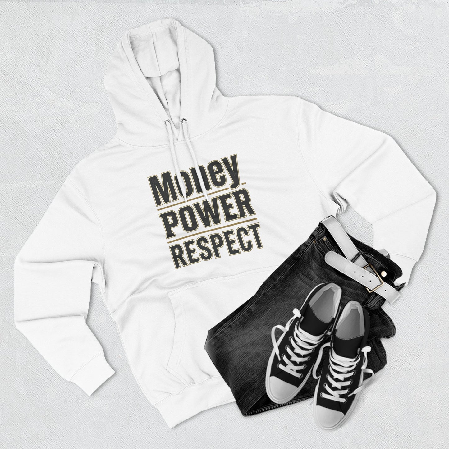 Money • Power • Respect Hoodie – Bold Graphic Fleece Pullover