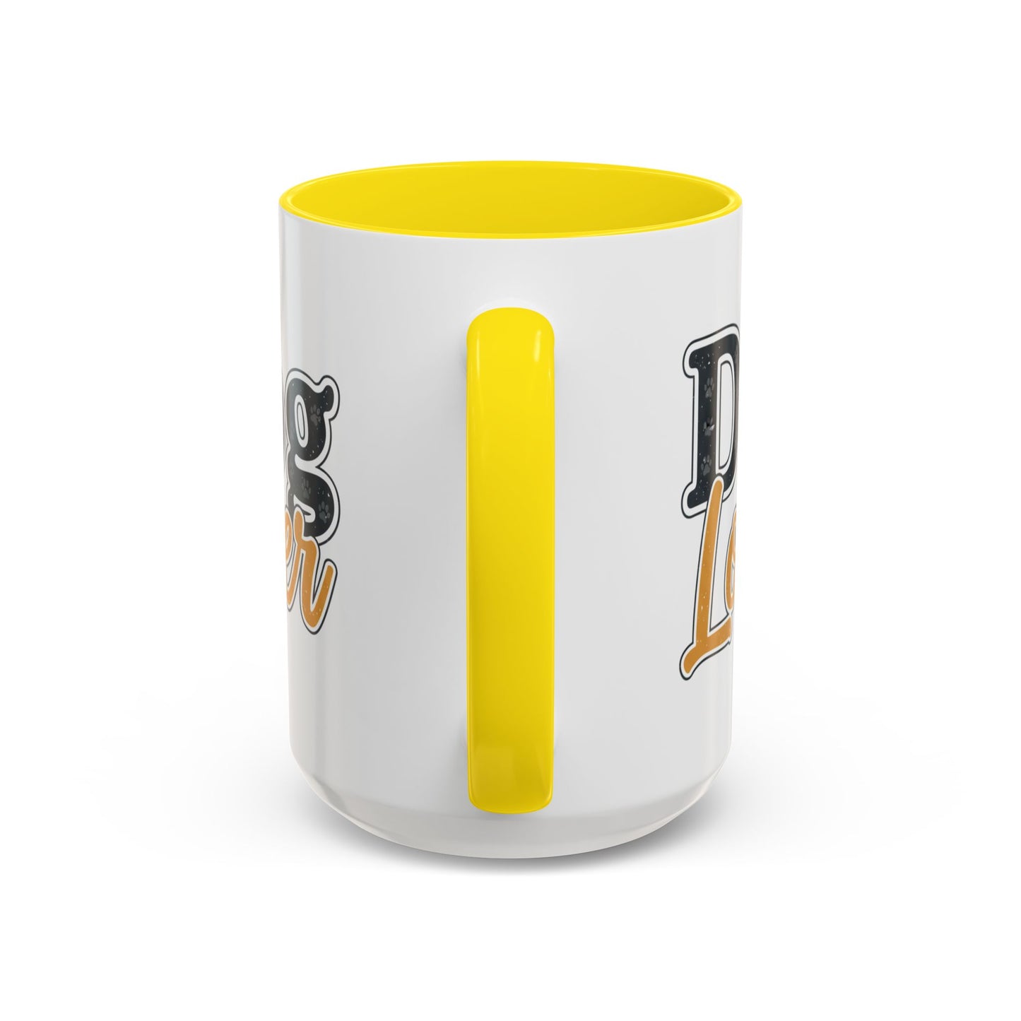Dog Lover Accent Coffee Mug — 'Dog Lover' 11/15oz Ceramic Mug