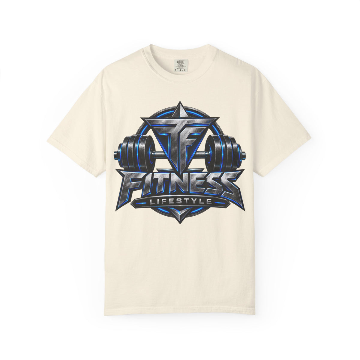Fitness Lifestyle T-Shirt — Barbell Logo Gym Tee