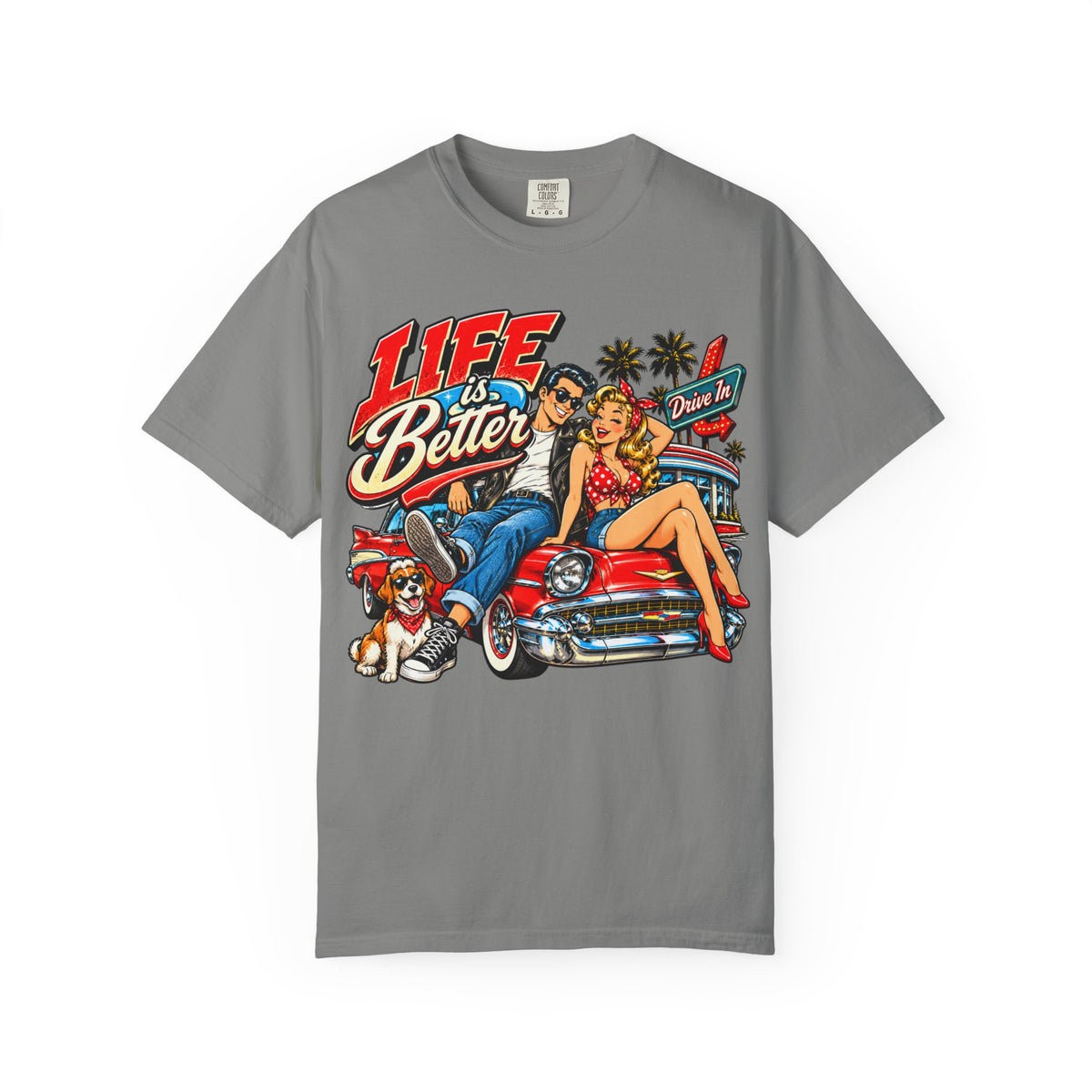 Life Is Better Drive-In Vintage T-Shirt
