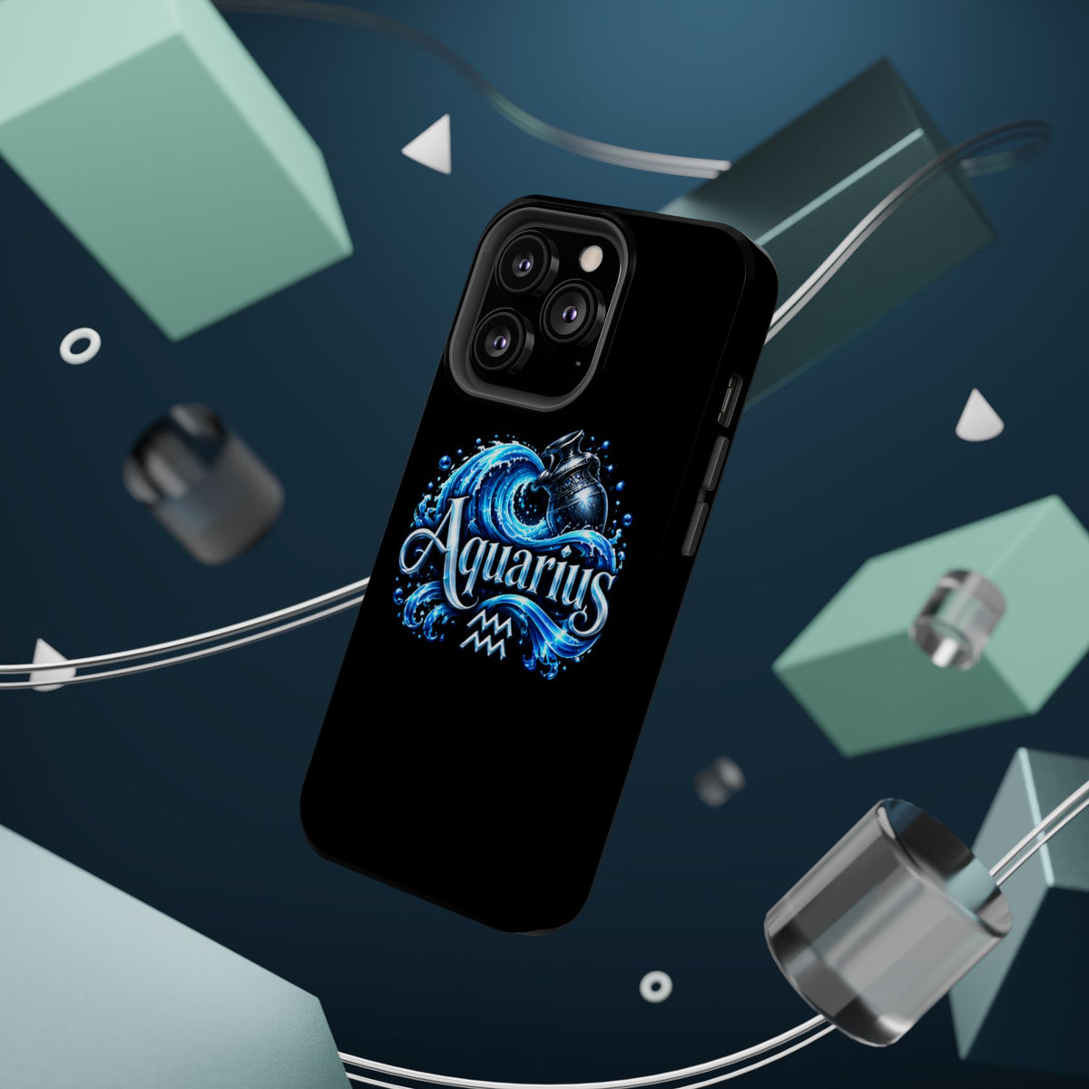 Aquarius Zodiac Magnetic Impact-Resistant Phone Case