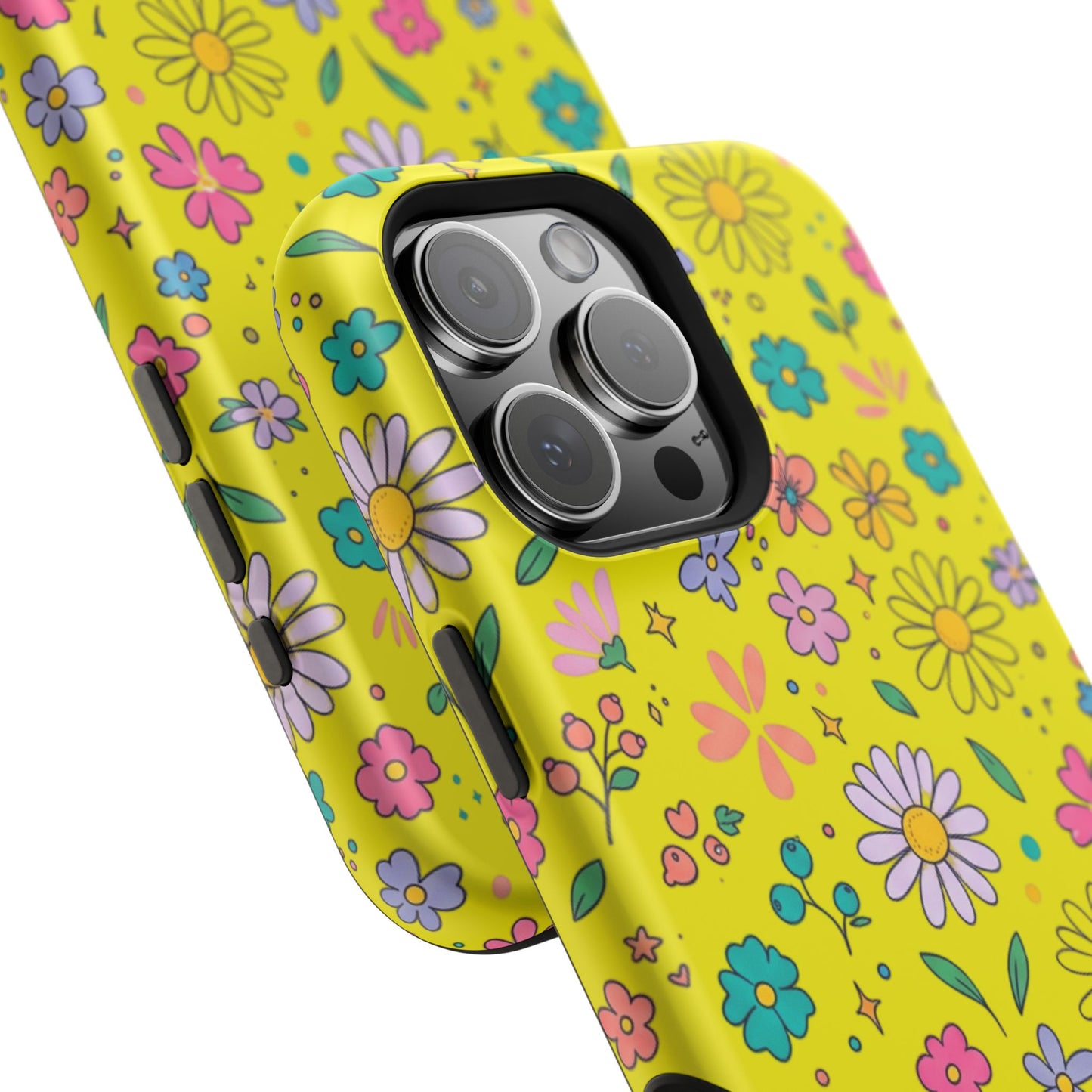 Floral Ditsy Phone Case — Magnetic Impact-Resistant Protective Cover