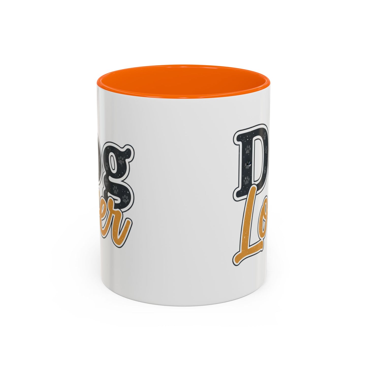 Dog Lover Accent Coffee Mug — 'Dog Lover' 11/15oz Ceramic Mug