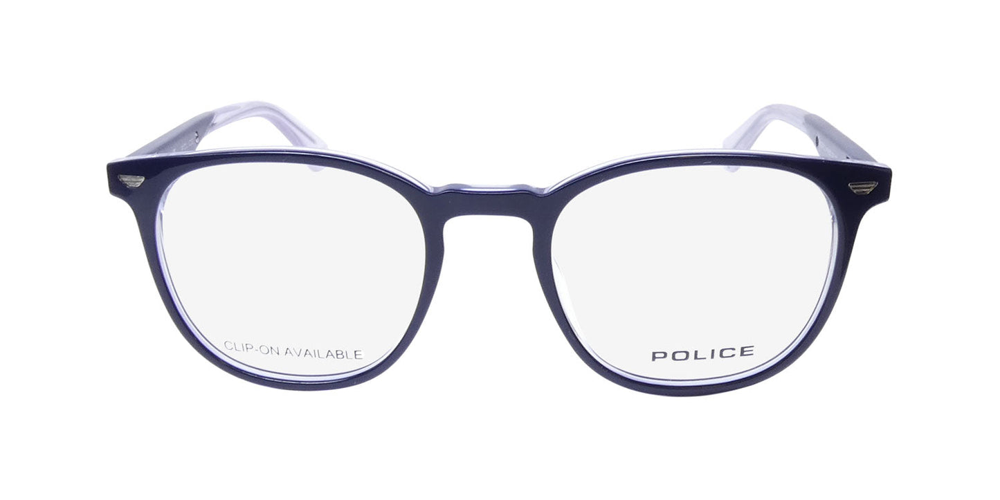 Police Vplf02 Groove 2 Clip-On Eyeglasses