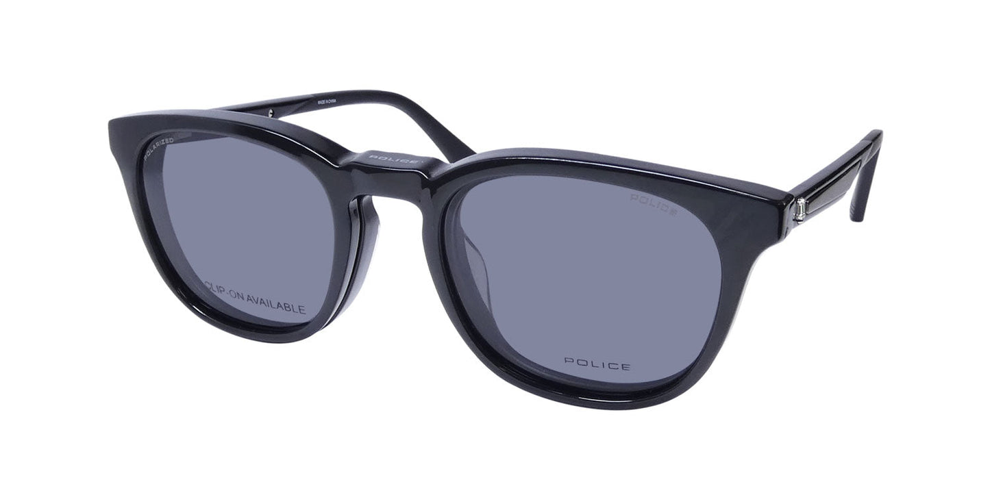 Police Vplf02 Groove 2 Clip-On Eyeglasses