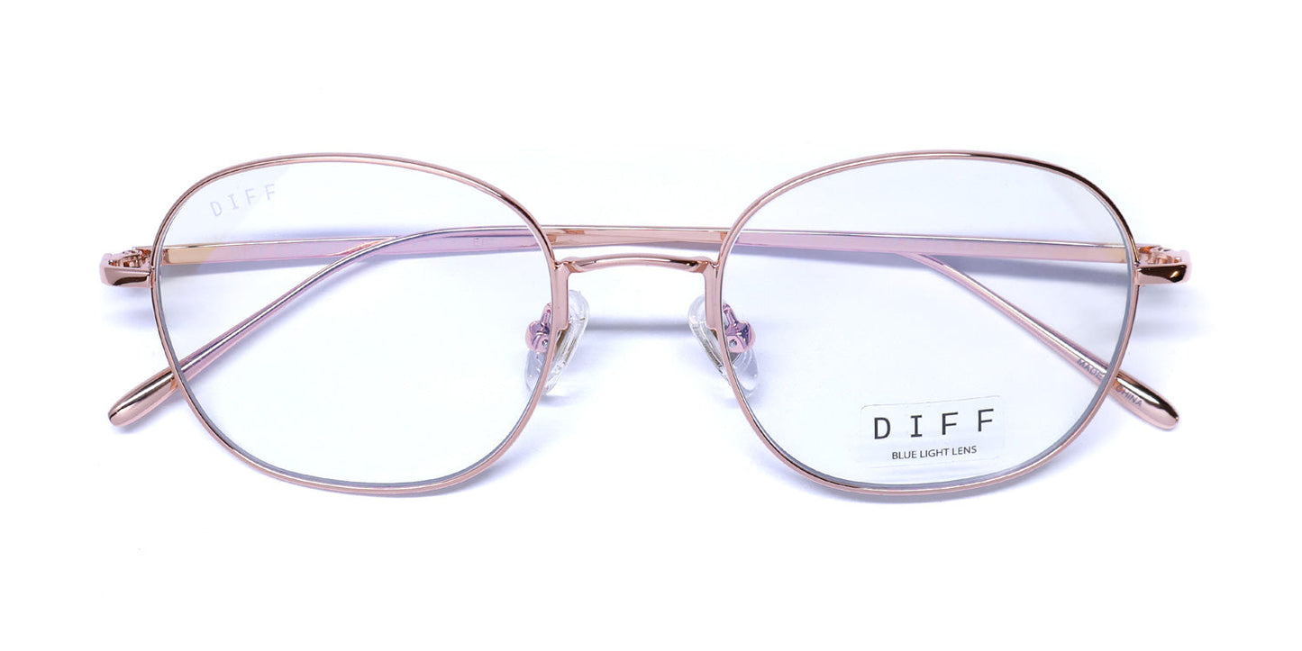 Diff 0286 Reid Blue Light Lens Eyeglasses