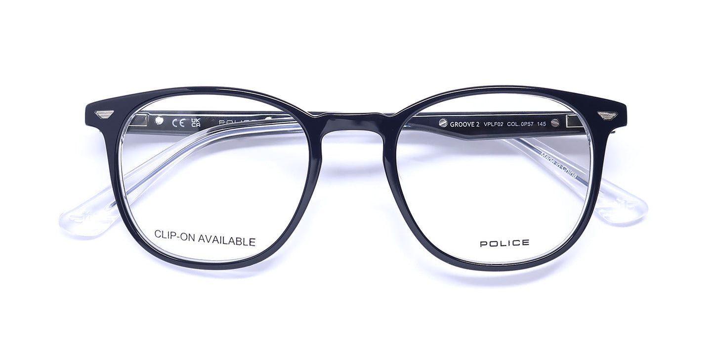 Police Vplf02 Groove 2 Eyeglasses
