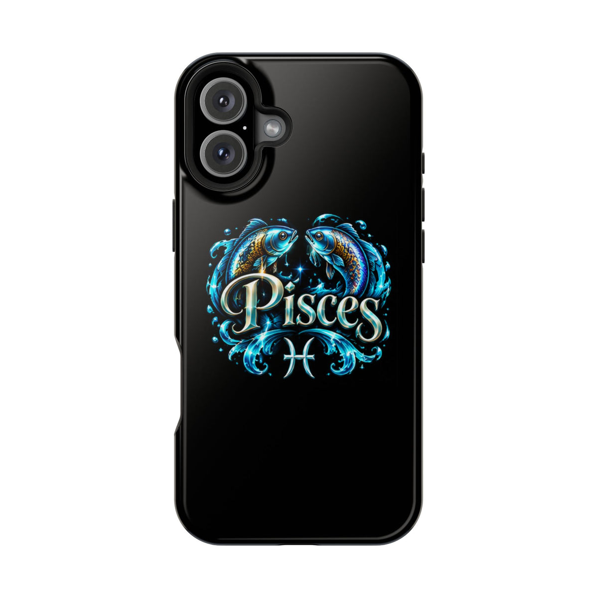 Pisces Magnetic Impact-Resistant Phone Case — Zodiac Fish Astrology Design