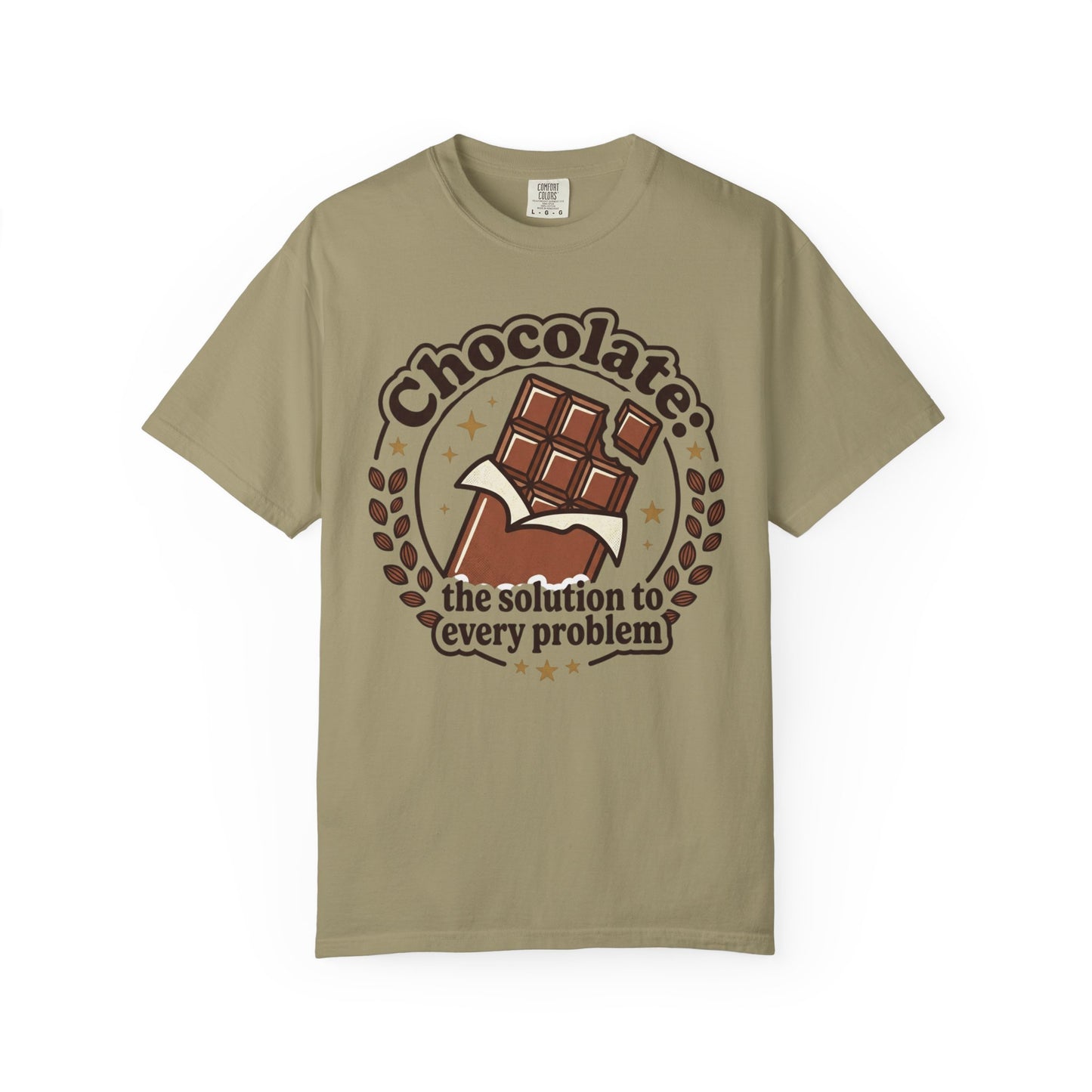Chocolate the solution to every problem T-Shirt | Graphic Tee
