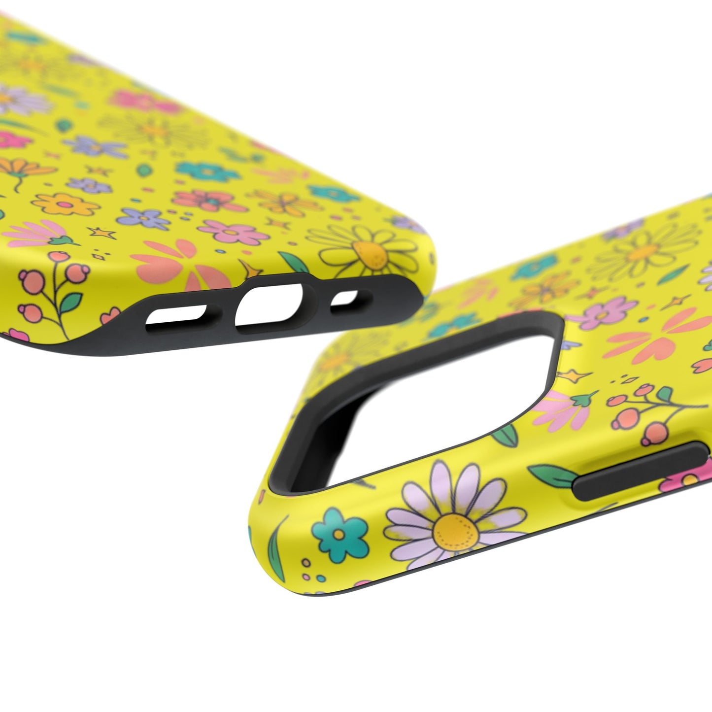 Floral Ditsy Phone Case — Magnetic Impact-Resistant Protective Cover