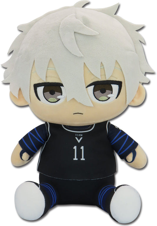 BLUE LOCK (COMIC) - NAGI SEISHIRO TEAM V UNIFORM SITTING POSE  PLUSH 12"H