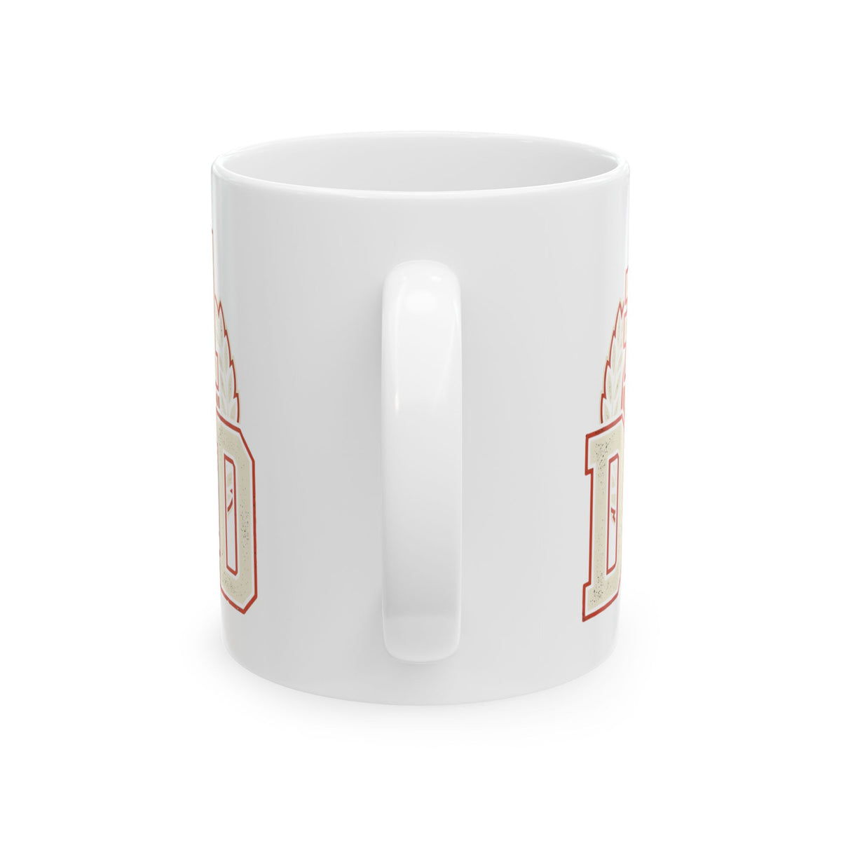 #1 Dad Mug | Vintage Athletic DAD Ceramic Mug