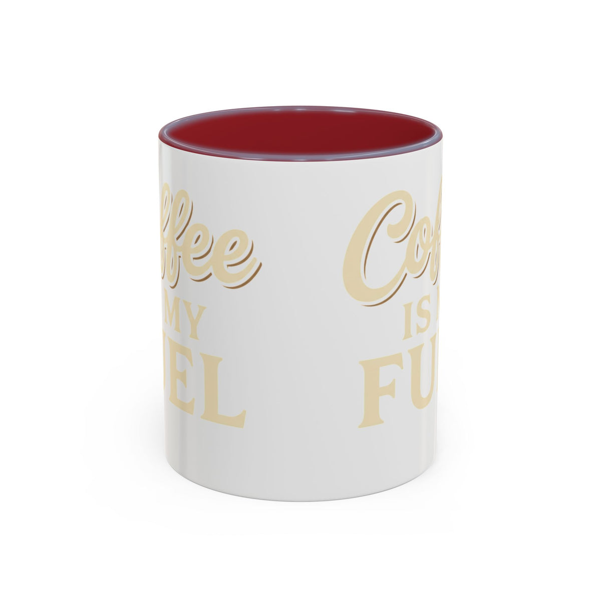 Coffee Is My Fuel Accent Coffee Mug — 11/15oz Ceramic Gift for Coffee Lovers