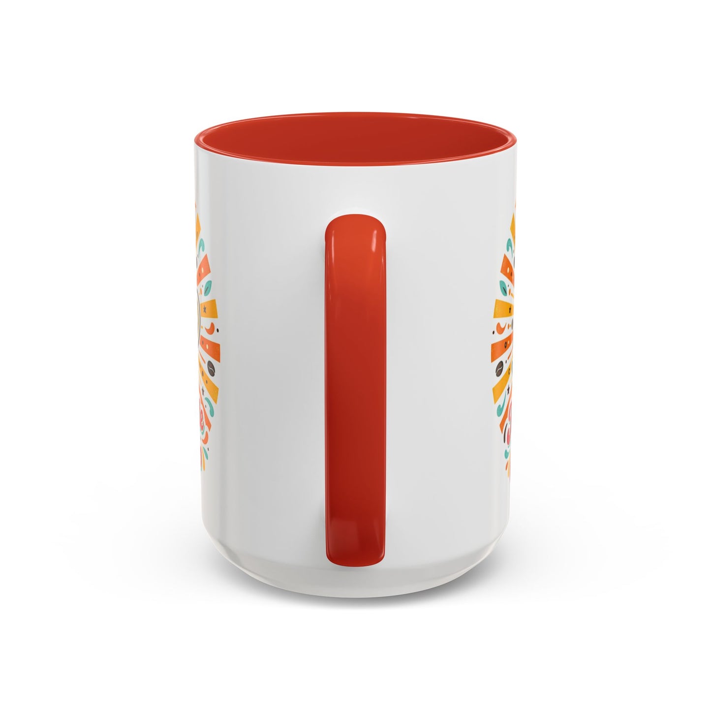 My Favorite Coffee Cup Accent Mug — Colorful Ceramic Coffee Mug (11/15oz)