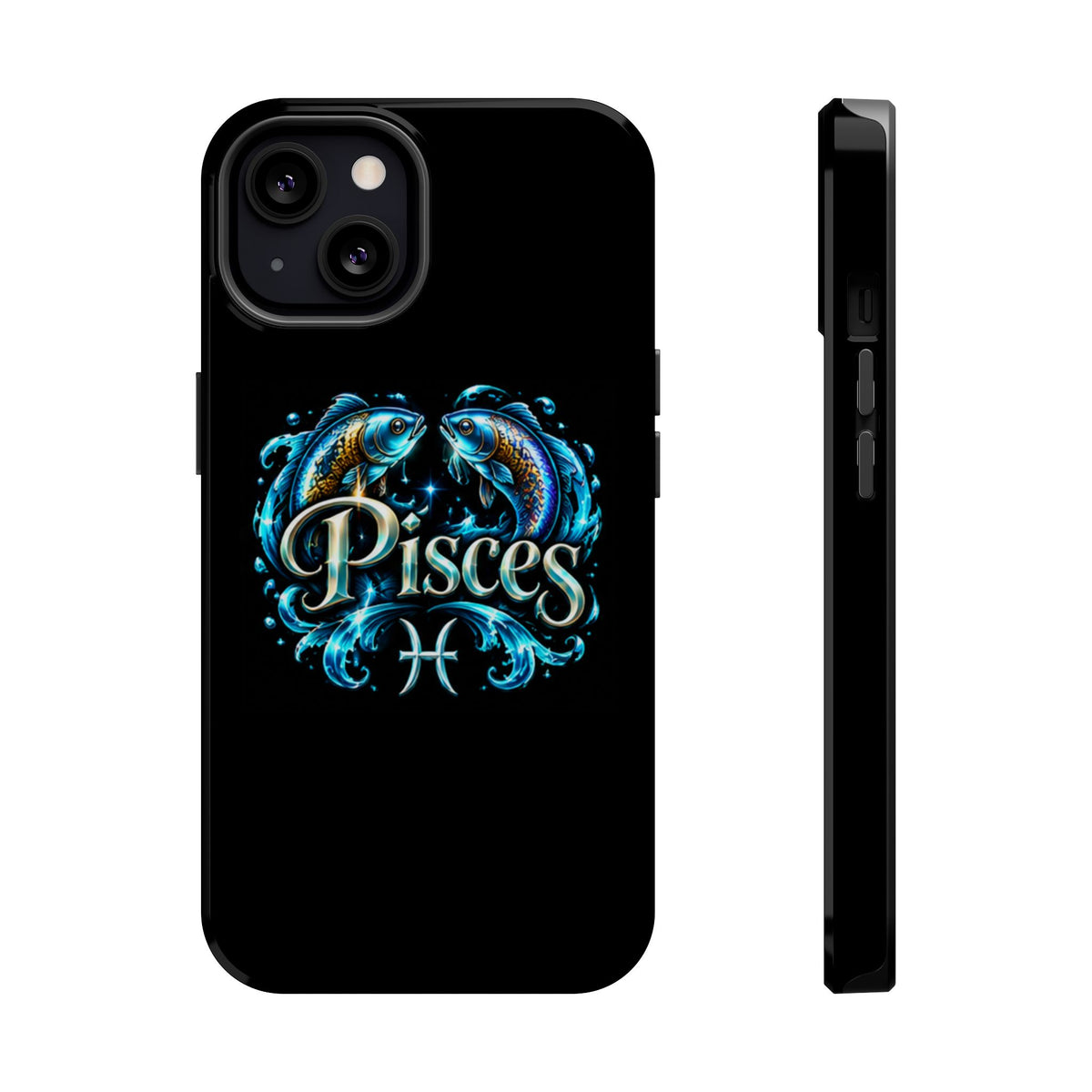 Pisces Magnetic Impact-Resistant Phone Case — Zodiac Fish Astrology Design