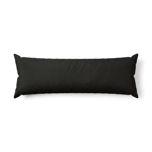 Black Body Pillow – Long Bolster Pillow for Full-Body Support & Sleep Comfort