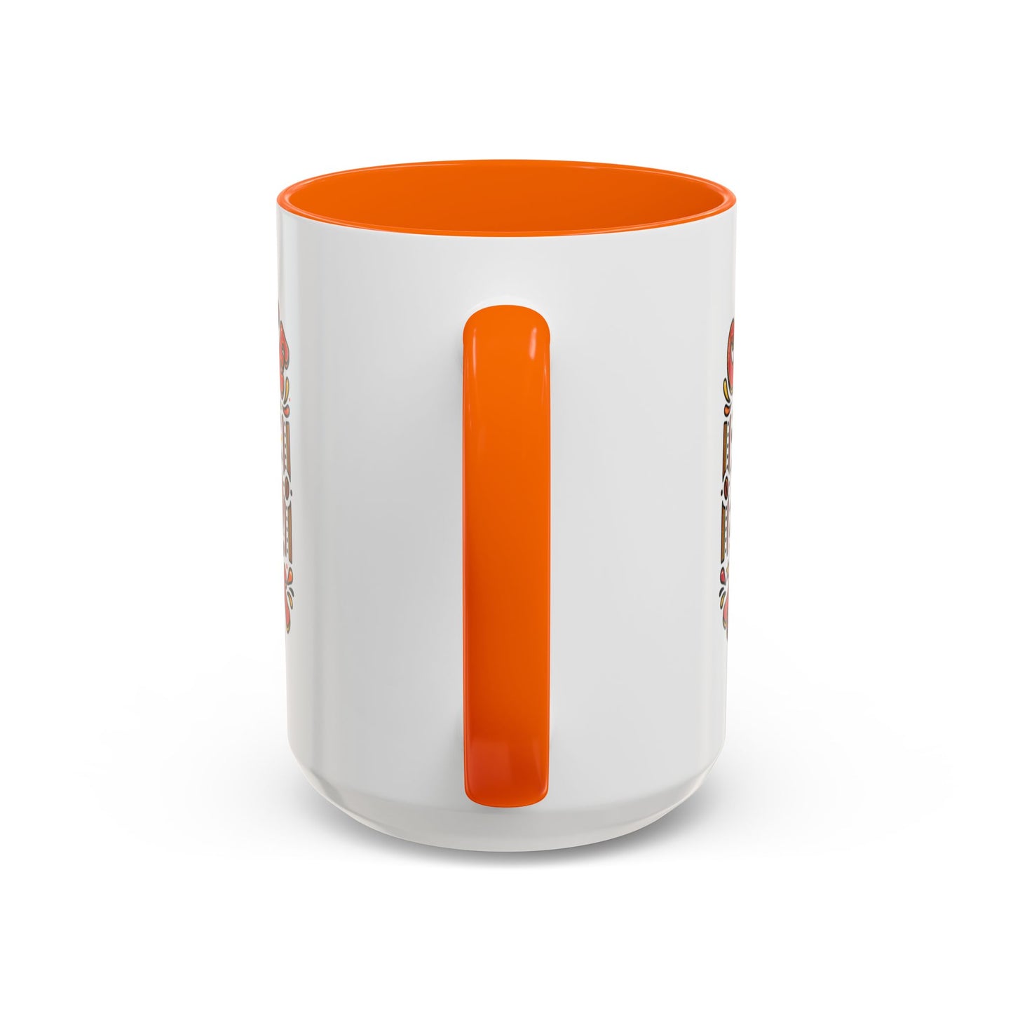 Coffee Addict Accent Mug — "Coffee Power" Retro Coffee Lover Gift (11oz/15oz)