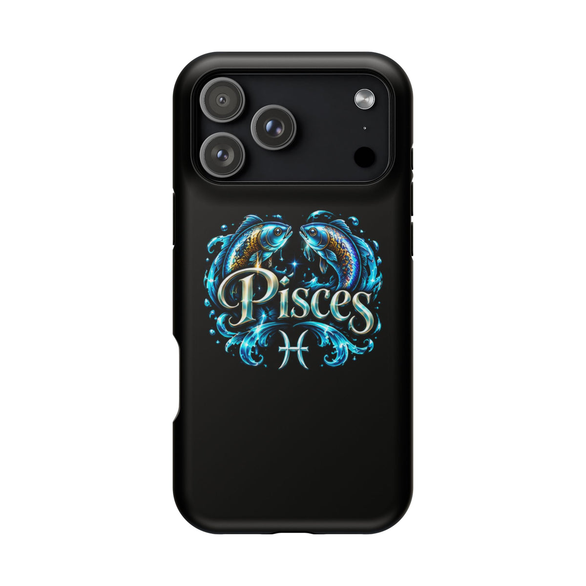 Pisces Magnetic Impact-Resistant Phone Case — Zodiac Fish Astrology Design