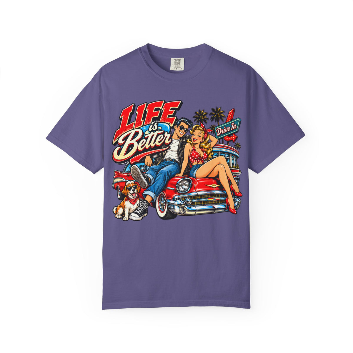 Life Is Better Drive-In Vintage T-Shirt