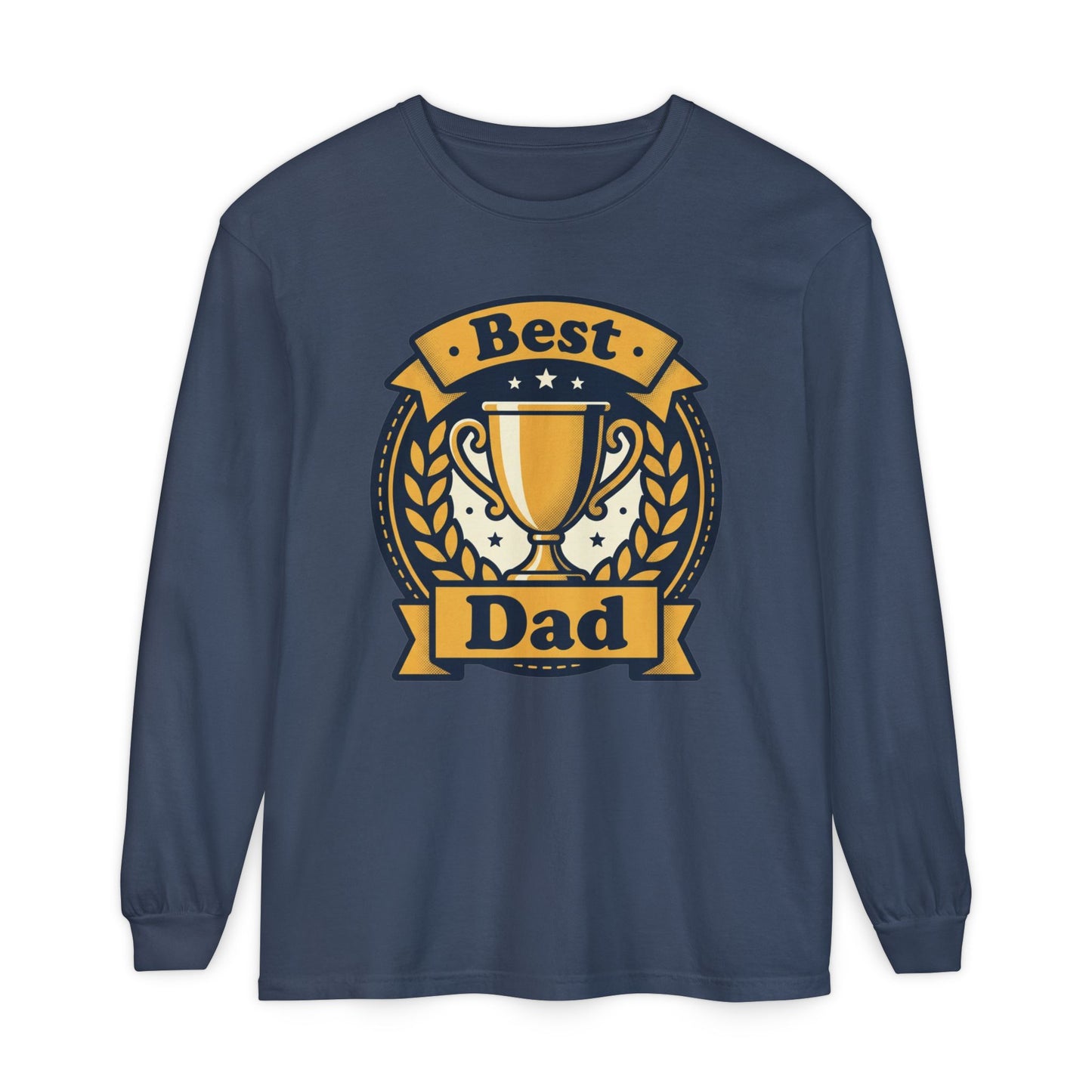 Best Dad Trophy Long Sleeve T-Shirt — Father’s Day Gift