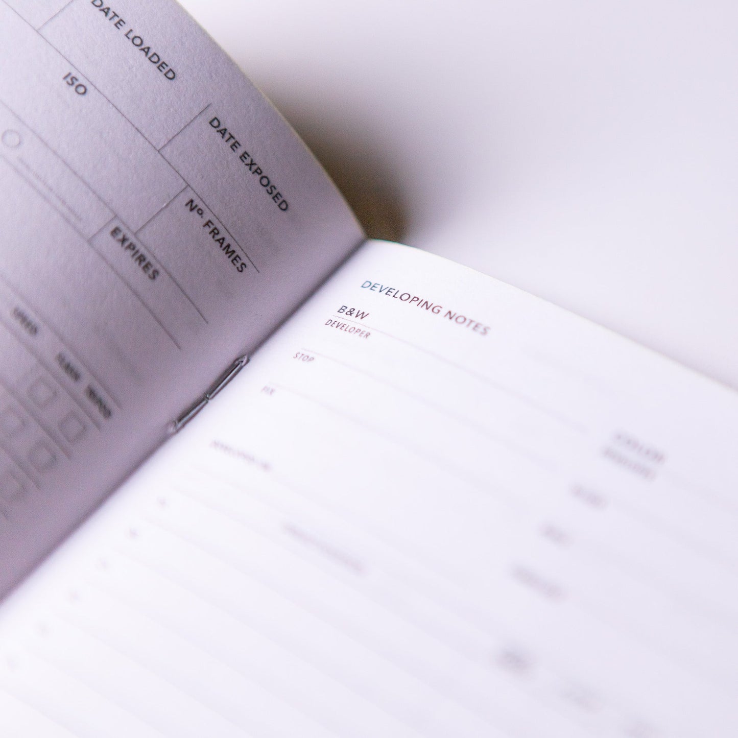 Film Photography Log | 35mm & 120 Film Logbook | WRKBKS