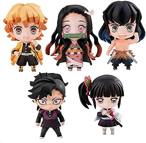 Demon Slayer Tanjiro & Friends Mascot Set - Complete 6-Piece Collection by Megahouse