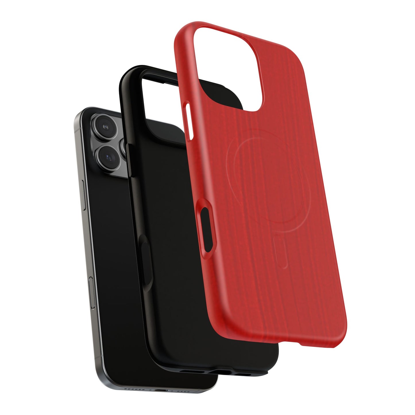 Red Magnetic Phone Case | Tough Magnetic Case, MagSafe Compatible