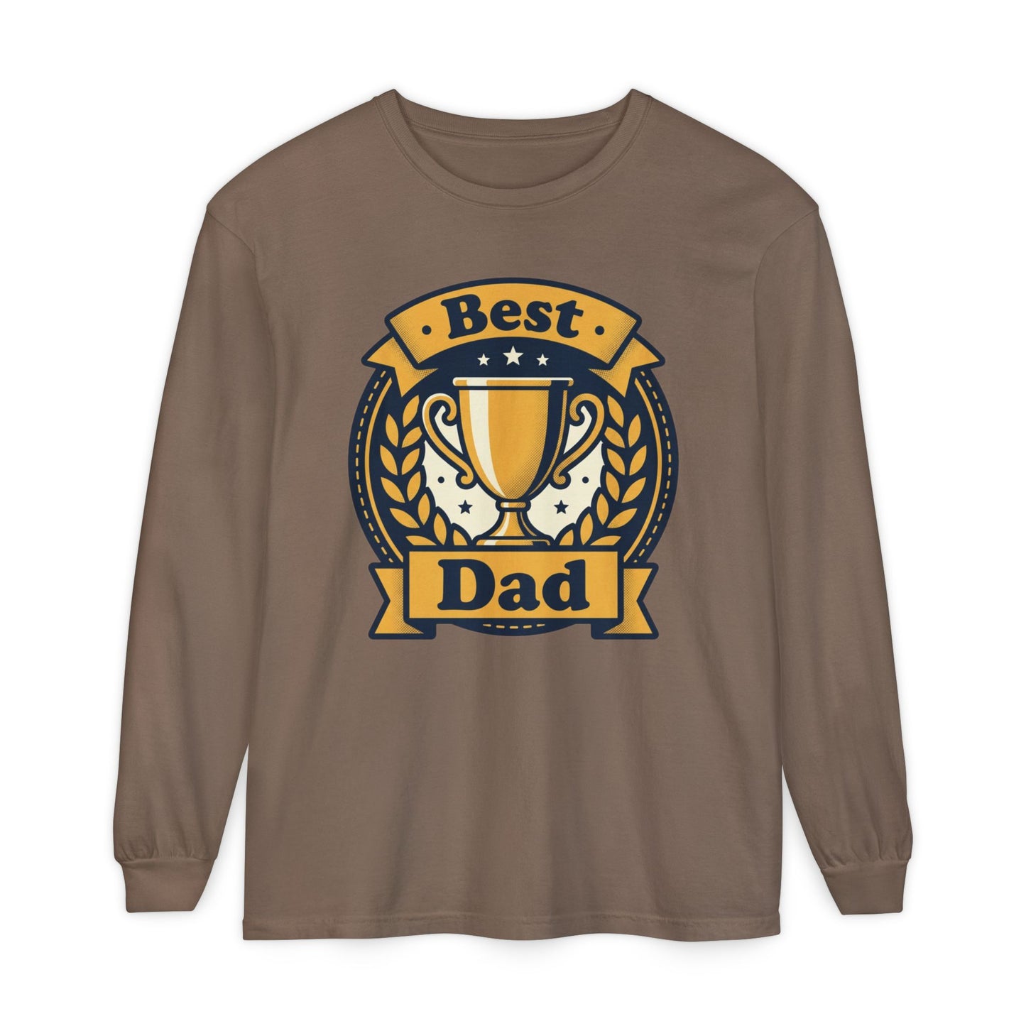 Best Dad Trophy Long Sleeve T-Shirt — Father’s Day Gift