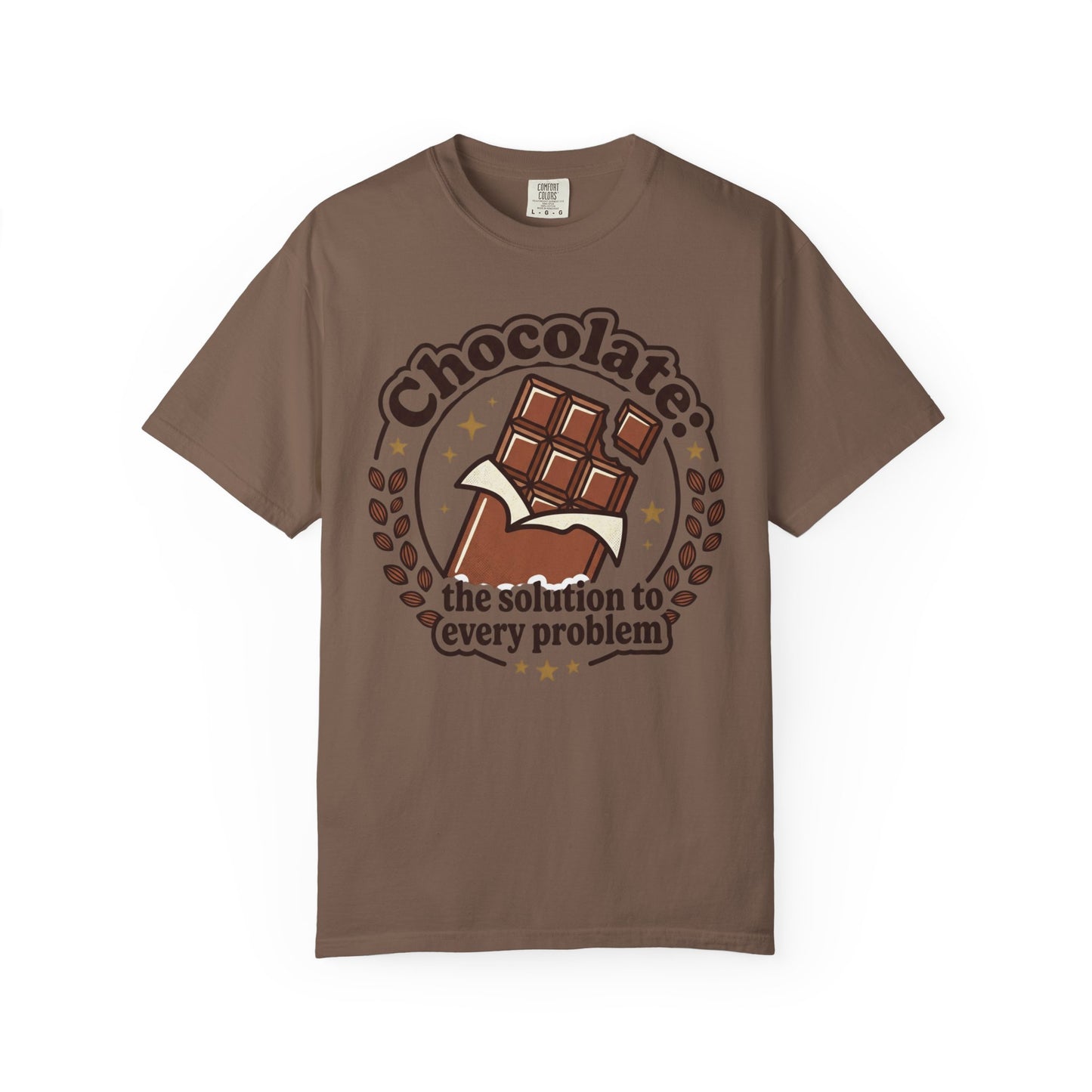 Chocolate the solution to every problem T-Shirt | Graphic Tee