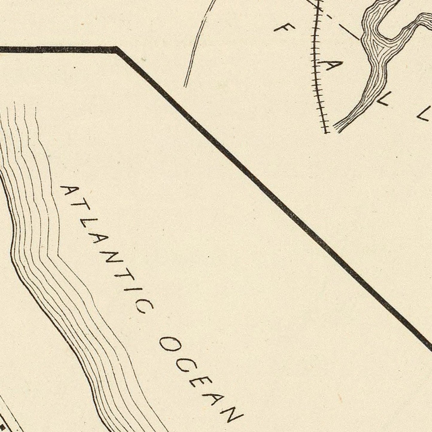 Vintage Map of Hampton, New Hampshire 1892