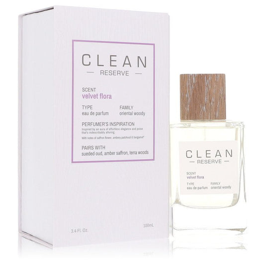 Clean Reserve Velvet Flora Eau de Parfum Spray 3.4 oz for Women