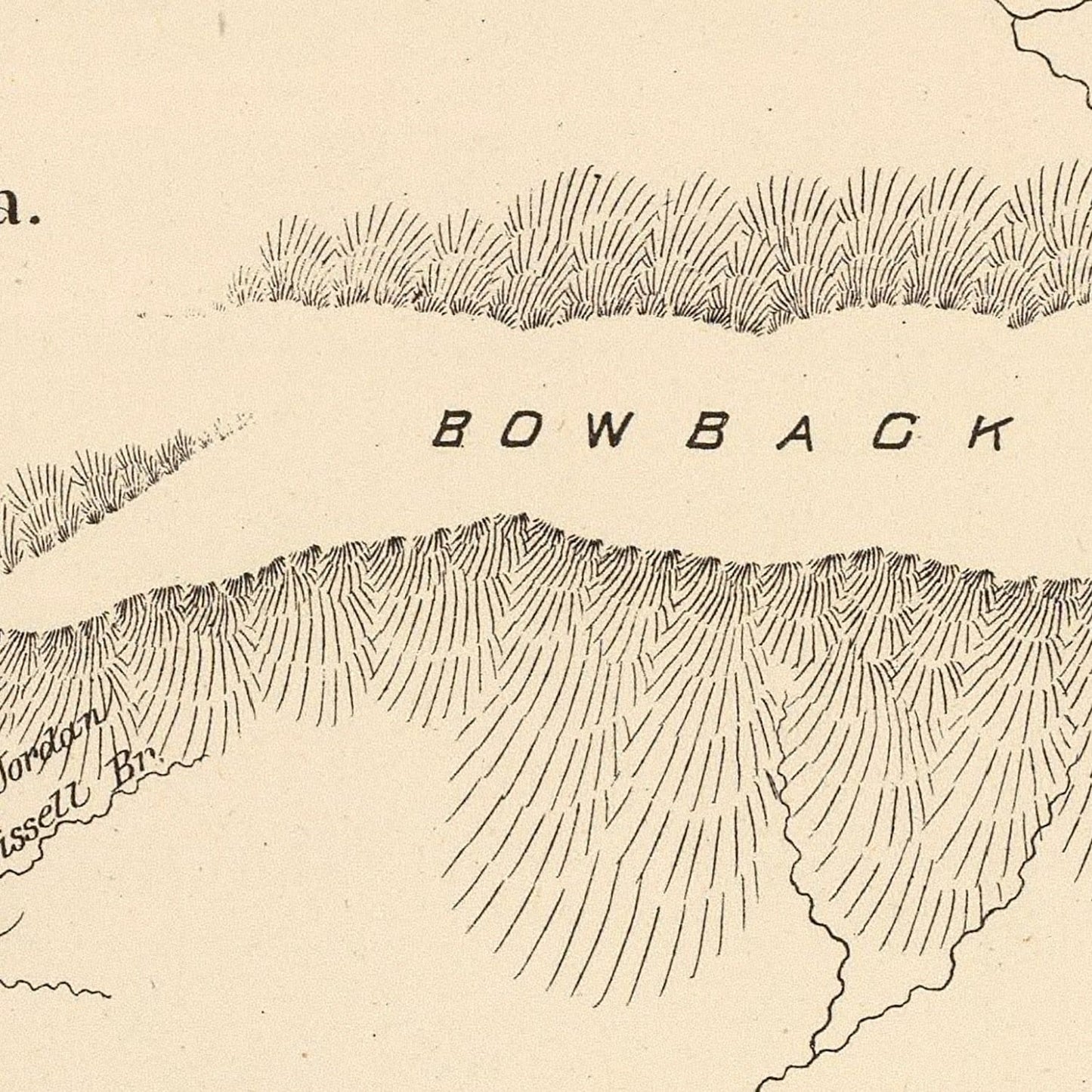 Vintage Map of Columbia, New Hampshire 1892