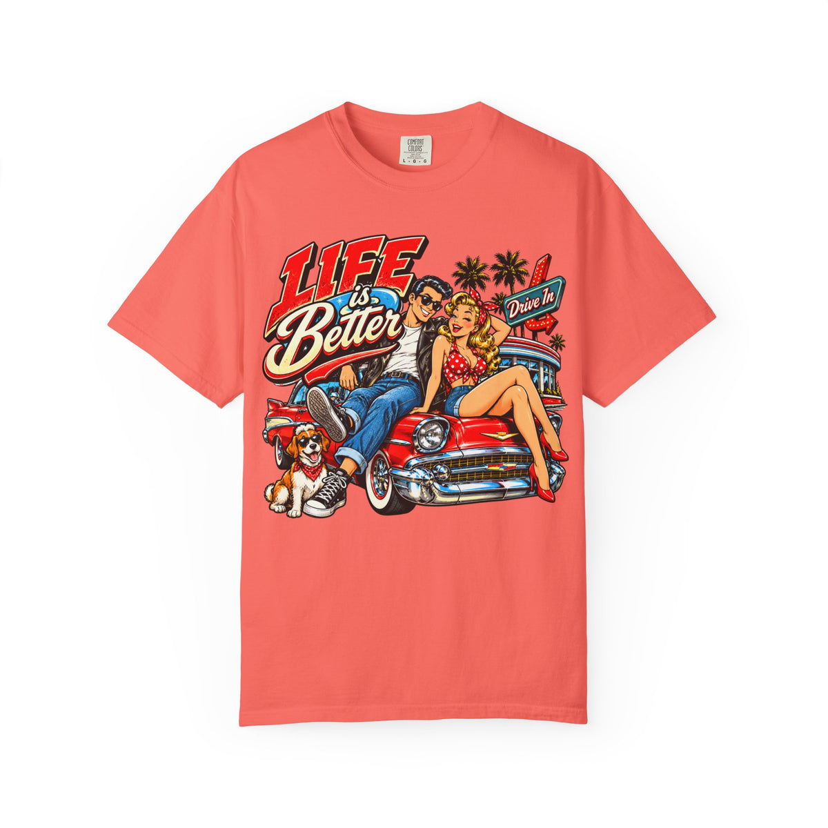 Life Is Better Drive-In Vintage T-Shirt