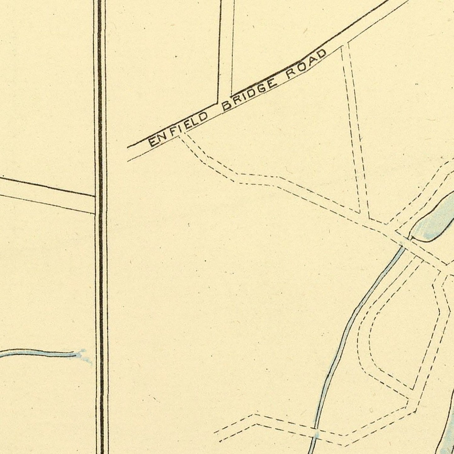 Vintage Map of Hazardville, Connecticut 1893